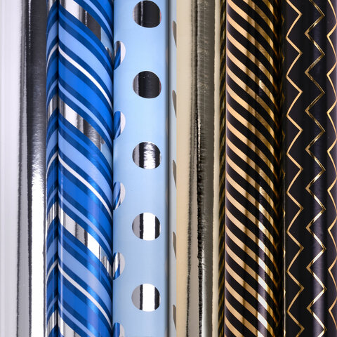 Бумага упаковочная С ЭФФЕКТАМИ "Classic Pattern" 70х100 см, 6 дизайнов Бумага упаковочная С ЭФФЕКТАМИ "Classic Pattern" 70х100 см, 6 дизайнов