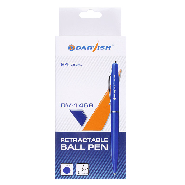 Ручка автоматическая син. "Darvish" корпус цветной ассорти Ручка автоматическая син. "Darvish" корпус цветной ассорти