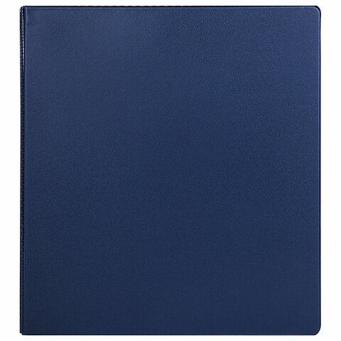 Папка на 4 кольцах, ПРОЧНАЯ, картон/ПВХ, BRAUBERG "Office", СИНЯЯ, 40 Папка на 4 кольцах, ПРОЧНАЯ, картон/ПВХ, BRAUBERG "Office", СИНЯЯ, 40