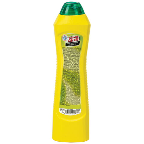 Чистящее средство универсальное крем, 520 мл, LAIMA "Лимон", 608660 Чистящее средство универсальное крем, 520 мл, LAIMA "Лимон", 608660