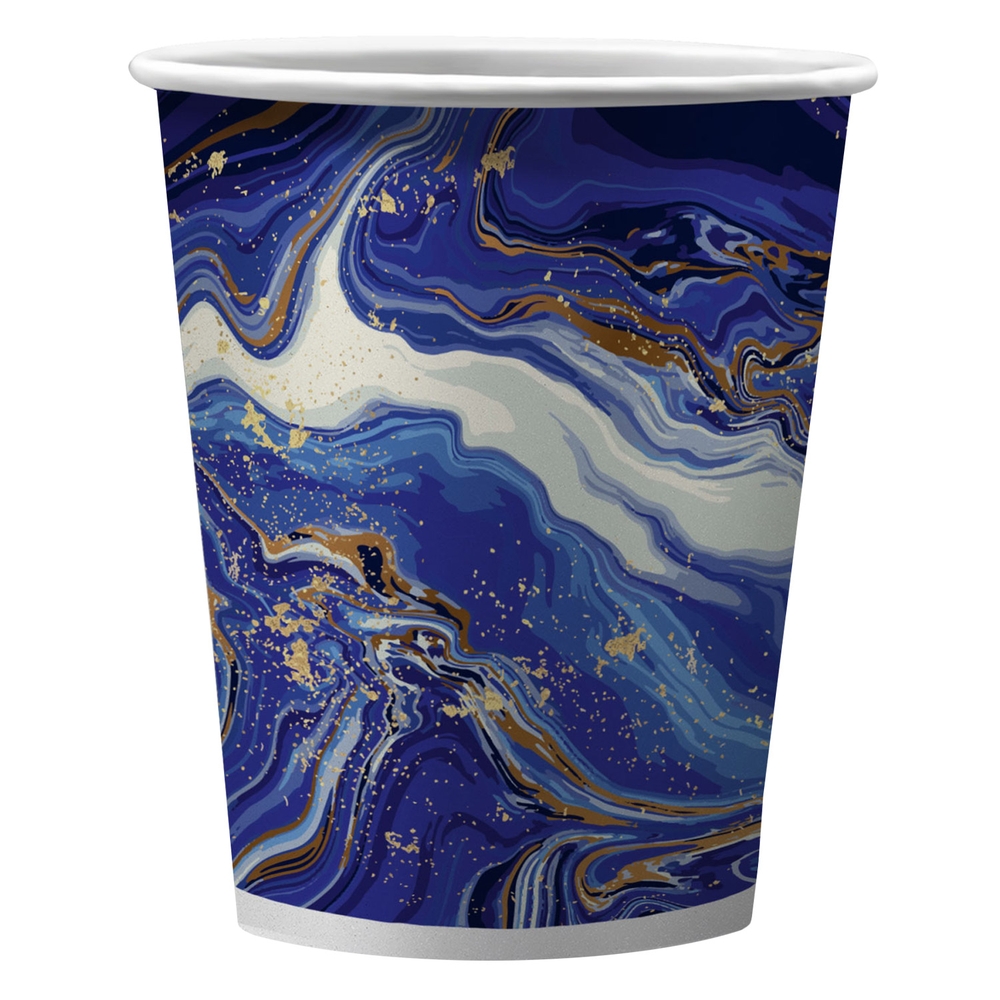 Набор бумажных стаканов Смола синяя, в т/у пленке, 6 штук, 250 мл. Набор бумажных стаканов Смола синяя, в т/у пленке, 6 штук, 250 мл.