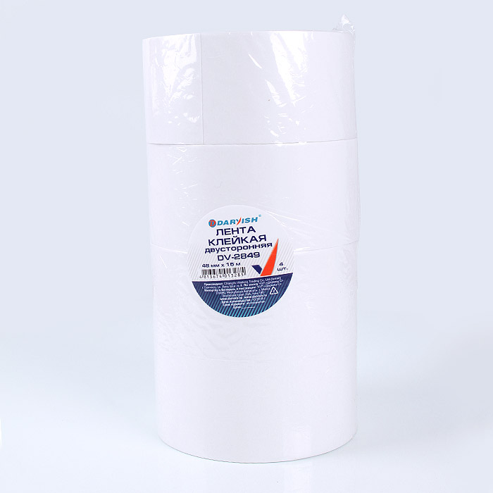 Лента клейкая двусторонняя 48мм*15м "Darvish"