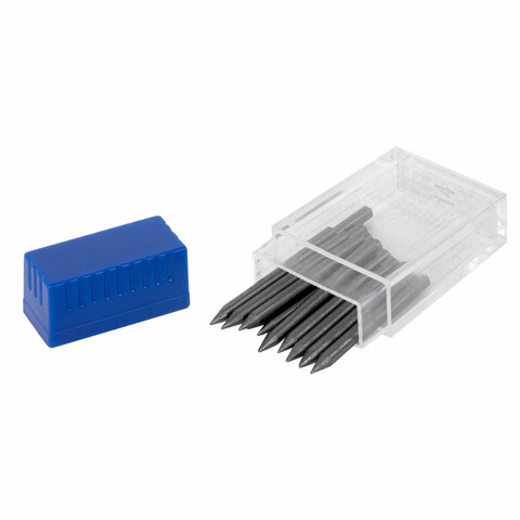 Грифели запасные для циркуля BRAUBERG, 12 шт. по 24 мм, HB, толщина 2 мм, Грифели запасные для циркуля BRAUBERG, 12 шт. по 24 мм, HB, толщина 2 мм,