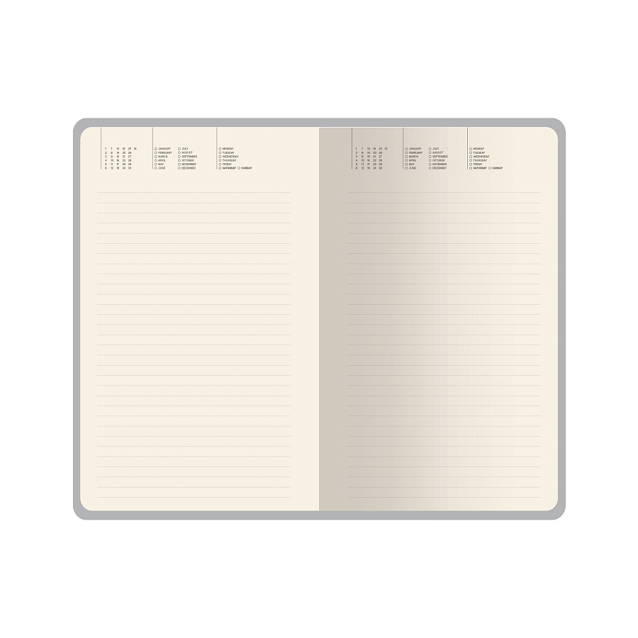 Ежедневник BrunoVisconti® недатированный А5 "VALENCIA" красный 192