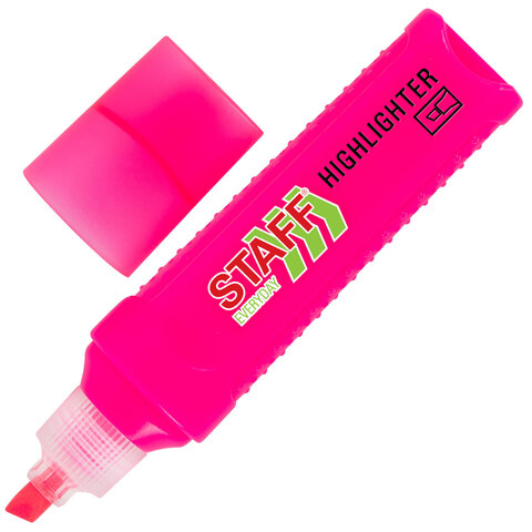 Набор текстовыделителей 4 НЕОНОВЫХ ЦВЕТА, STAFF "EVERYDAY HL-707", Набор текстовыделителей 4 НЕОНОВЫХ ЦВЕТА, STAFF "EVERYDAY HL-707",