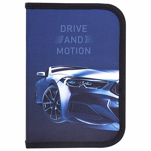 Пенал BRAUBERG с наполнением, 1 отделение, 1 откидная планка, 24 предмета, 21х14 Пенал BRAUBERG с наполнением, 1 отделение, 1 откидная планка, 24 предмета, 21х14