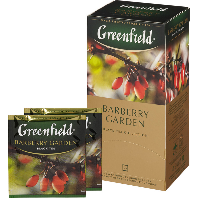 Чай Greenfield Barberry garden барбарис и гибискус,25пак/уп 0710-10 Чай Greenfield Barberry garden барбарис и гибискус,25пак/уп 0710-10