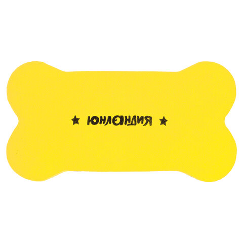 Стиратели магнитные для магнитно-маркерной доски ЮНЛАНДИЯ "Косточка",