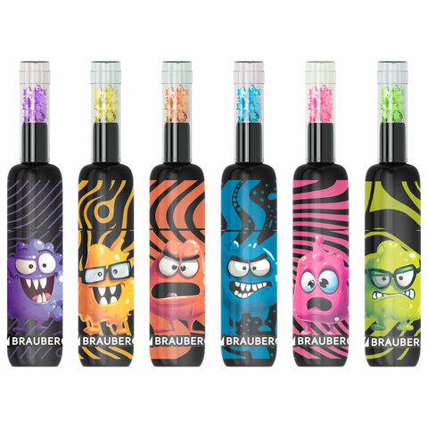 Набор текстовыделителей 6 НЕОНОВЫХ ЦВЕТОВ, кросс-серия МОНСТРИКИ, линия 1-5 мм, Набор текстовыделителей 6 НЕОНОВЫХ ЦВЕТОВ, кросс-серия МОНСТРИКИ, линия 1-5 мм,