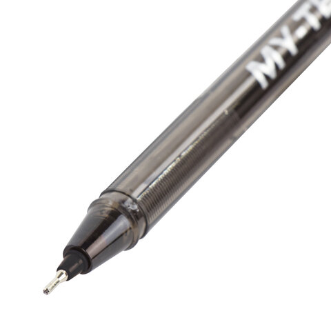 Ручка шариковая масляная PENSAN "My-Tech", ЧЕРНАЯ, игольчатый узел 0,7 Ручка шариковая масляная PENSAN "My-Tech", ЧЕРНАЯ, игольчатый узел 0,7