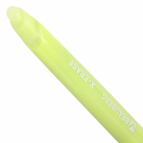 Ручка стираемая гелевая с грипом BRAUBERG X-ERASE PASTEL, СИНЯЯ, узел 0,7 мм,