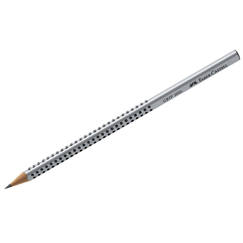 Карандаш ч/г Faber-Castell "Grip 2001" 2H, трехгран., заточен. Карандаш ч/г Faber-Castell "Grip 2001" 2H, трехгран., заточен.