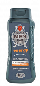 Iris Gentlemen club Шампунь "ENERGY тонизирующий" для ослабленнных Iris Gentlemen club Шампунь "ENERGY тонизирующий" для ослабленнных