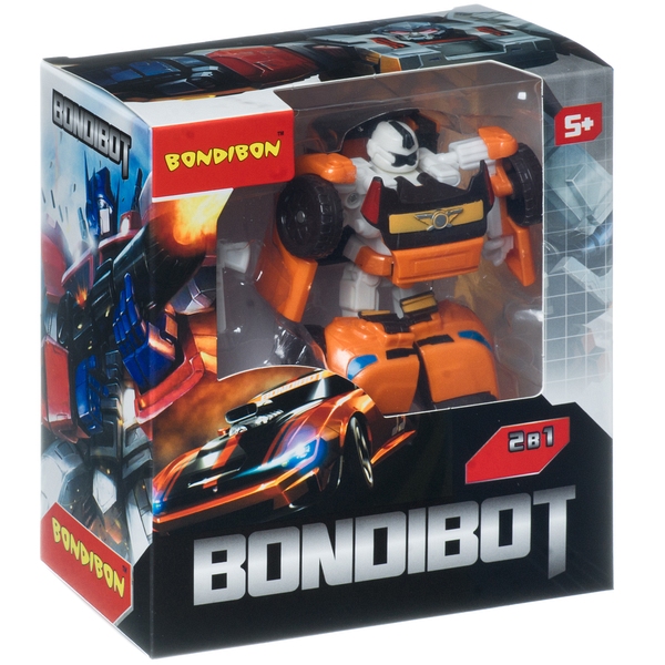 Трансформер 2в1 BONDIBOT робот-жёлтый внедорожник, Bondibon BOX 17,4x15,7x8,5 Трансформер 2в1 BONDIBOT робот-жёлтый внедорожник, Bondibon BOX 17,4x15,7x8,5