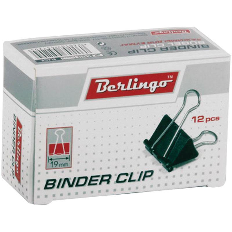 Зажимы для бумаг 19мм, 12шт., черные: BC1219 штр.: 4260107451204 Зажимы для бумаг 19мм, 12шт., черные: BC1219 штр.: 4260107451204