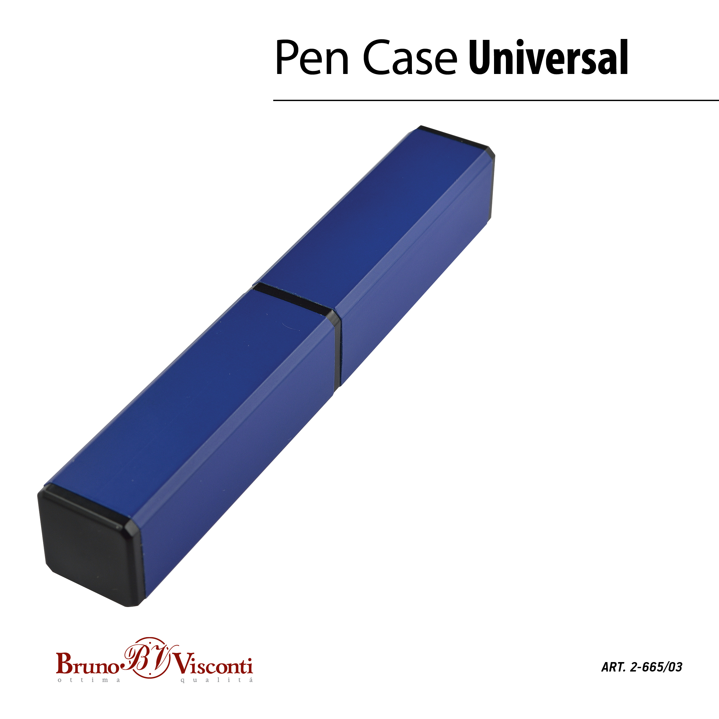 ФУТЛЯР ТУБА МЕТАЛЛИЧЕСКИЙ ПОД РУЧКУ, ПРЯМОУГОЛЬНАЯ ФОРМА,, СИНИЙ -