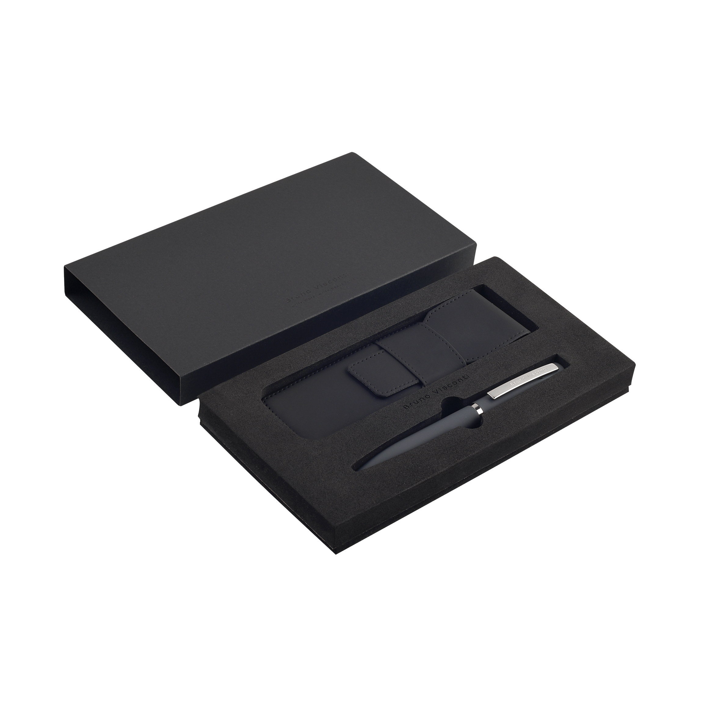 РУЧКА "PORTOFINO" В ПОДАРОЧНОМ ЧЕХЛЕ, 1.0 ММ, СИНЯЯ (корпус серый, РУЧКА "PORTOFINO" В ПОДАРОЧНОМ ЧЕХЛЕ, 1.0 ММ, СИНЯЯ (корпус серый,