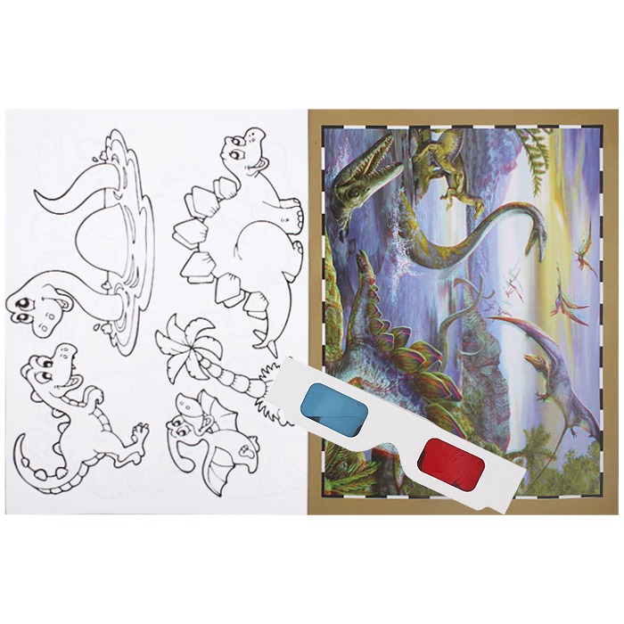 Раскраска А4 3D Раскраска А4 3D