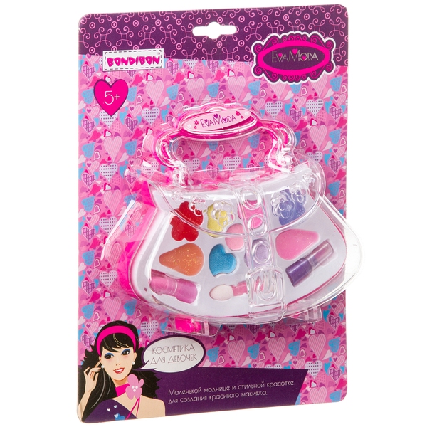 Набор детской декоративной косметики Bondibon Eva Moda, CRD 18,5 х24,5 Набор детской декоративной косметики Bondibon Eva Moda, CRD 18,5 х24,5