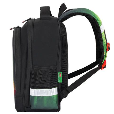 Ранец BRAUBERG KIDS STANDARD, 2 отделения, "Зеленый город", 36х28х14 Ранец BRAUBERG KIDS STANDARD, 2 отделения, "Зеленый город", 36х28х14