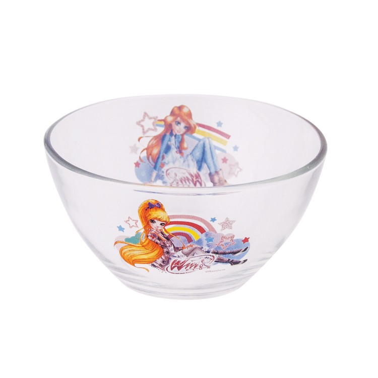 Салатник "Winx Club" Дизайн 1, 12,5 см., стекло Салатник "Winx Club" Дизайн 1, 12,5 см., стекло