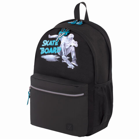Рюкзак BRAUBERG FASHION CITY универсальный, Skateboard, 46х31х15 см, 229969 Рюкзак BRAUBERG FASHION CITY универсальный, Skateboard, 46х31х15 см, 229969