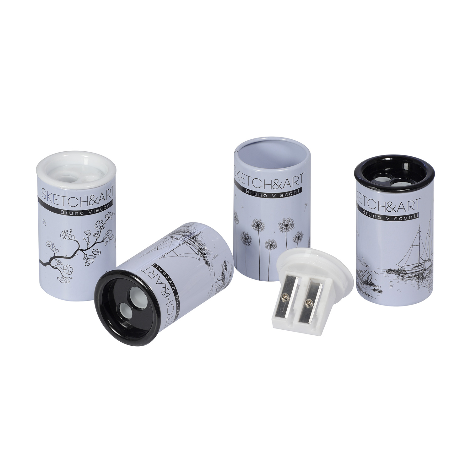 ТОЧИЛКА МЕТАЛЛИЧЕСКАЯ, С КОНТЕЙНЕРОМ "SKETCH&ART" С ДВУМЯ ТОЧИЛКА МЕТАЛЛИЧЕСКАЯ, С КОНТЕЙНЕРОМ "SKETCH&ART" С ДВУМЯ