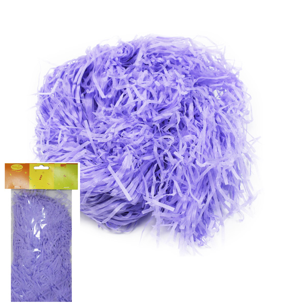 Декоративный бумажный наполнитель сиреневый 30г. Декоративный бумажный наполнитель сиреневый 30г.
