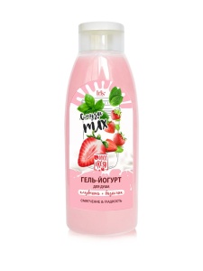 Iris СМУЗИ mix Гель-Йогурт для душа КЛУБНИКА и БАЗИЛИК, 520мл Iris СМУЗИ mix Гель-Йогурт для душа КЛУБНИКА и БАЗИЛИК, 520мл