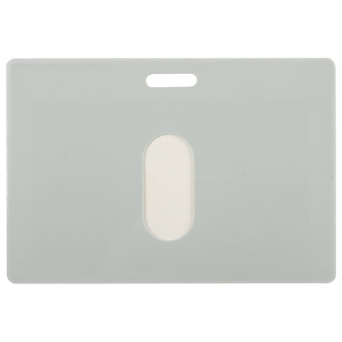 Бейдж горизонтальный (55х85 мм), без держателя, СЕРЫЙ, твердый пластик, Бейдж горизонтальный (55х85 мм), без держателя, СЕРЫЙ, твердый пластик,