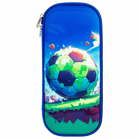 Пенал ЮНЛАНДИЯ, 1 отделение, карман, полиэстер/EVA, 22х10х5 см, Football match, Пенал ЮНЛАНДИЯ, 1 отделение, карман, полиэстер/EVA, 22х10х5 см, Football match,