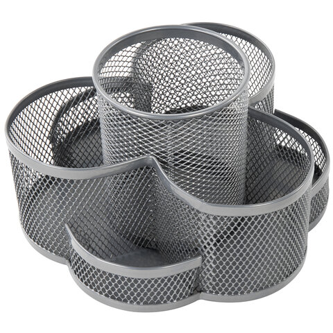 Подставка-органайзер вращающаяся BRAUBERG "Germanium", 7 секций,