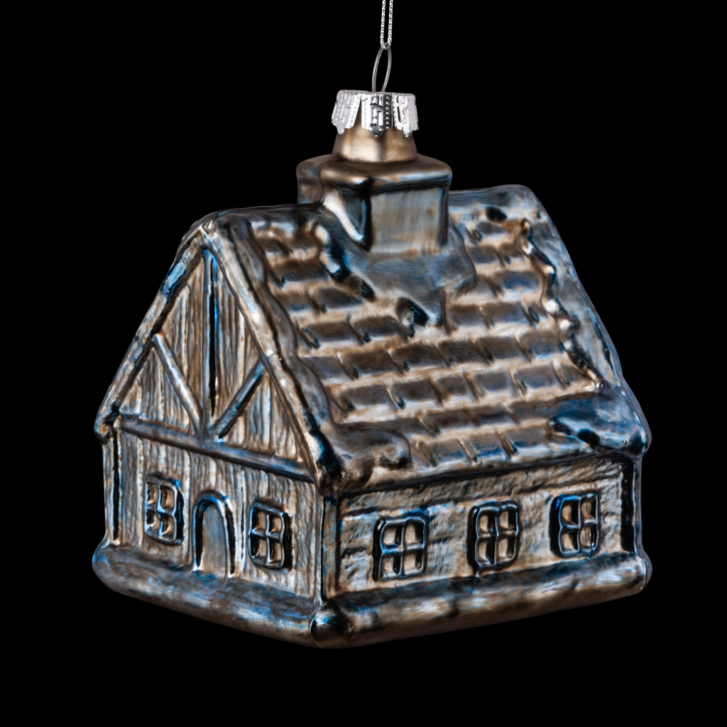 Украшение ErichKrause Decor® Деревенский дом 9см, стекло Украшение ErichKrause Decor® Деревенский дом 9см, стекло
