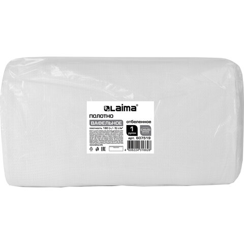 Полотно ВАФЕЛЬНОЕ Узбекистан, отбеленное, рулон 0,45х50 м, плотность 180 (±5) Полотно ВАФЕЛЬНОЕ Узбекистан, отбеленное, рулон 0,45х50 м, плотность 180 (±5)