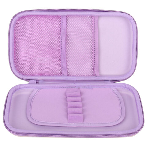 Пенал BRAUBERG SHINY, 1 отделение, 1 откидная планка, EVA, 22х13х4 см,