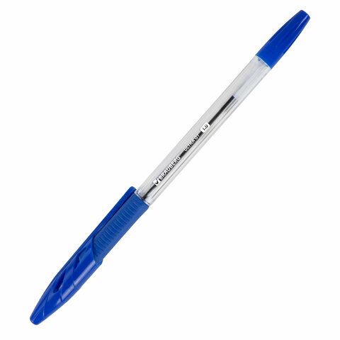 Ручки шариковые с грипом BRAUBERG "ULTRA GT", НАБОР 10 ШТУК, СИНИЕ,