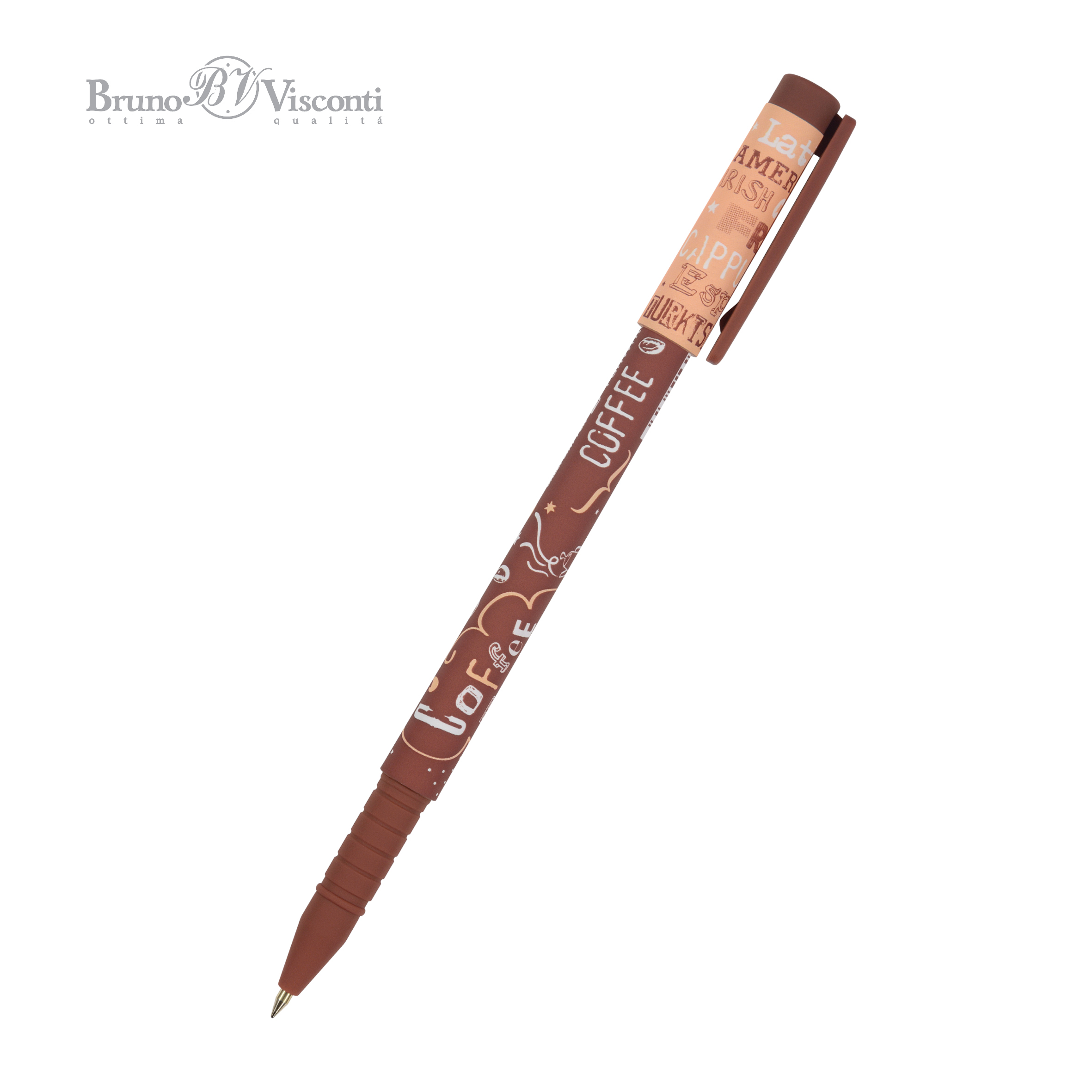 РУЧКА "FunWrite. Coffee Time. Латте" ШАРИКОВАЯ, 0.5 ММ, СИНЯЯ РУЧКА "FunWrite. Coffee Time. Латте" ШАРИКОВАЯ, 0.5 ММ, СИНЯЯ