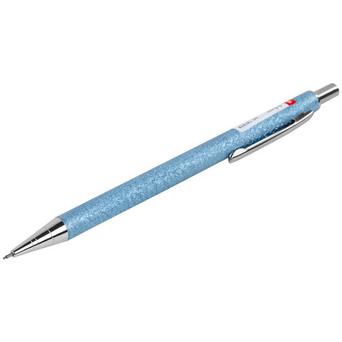 Карандаш механический 0,5 мм, HB, BRAUBERG OCEAN BLUE, металлический корпус, Карандаш механический 0,5 мм, HB, BRAUBERG OCEAN BLUE, металлический корпус,