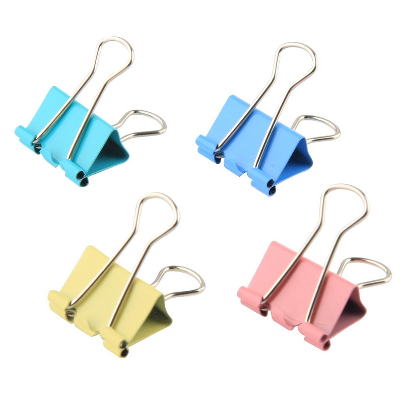 Зажим для бумаг 19мм. 12шт/уп Attache Economy, цветные, в карт.коробке Зажим для бумаг 19мм. 12шт/уп Attache Economy, цветные, в карт.коробке