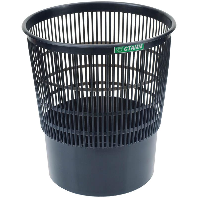 Корзина для бумаг 18л., сетчатая, черная: КР01 штр.: 4620000630012 Корзина для бумаг 18л., сетчатая, черная: КР01 штр.: 4620000630012