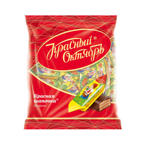 Конфеты шоколадные КРАСНЫЙ ОКТЯБРЬ "Красная шапочка", 250 г, пакет, Конфеты шоколадные КРАСНЫЙ ОКТЯБРЬ "Красная шапочка", 250 г, пакет,
