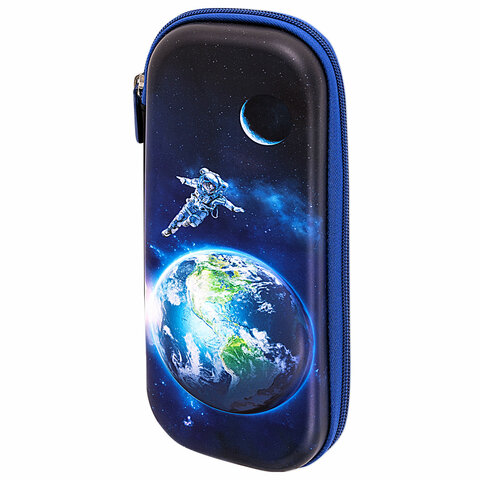 Пенал BRAUBERG, 1 отделение, 1 откидная планка, EVA, 22х10 см, Planet, 272336 Пенал BRAUBERG, 1 отделение, 1 откидная планка, EVA, 22х10 см, Planet, 272336