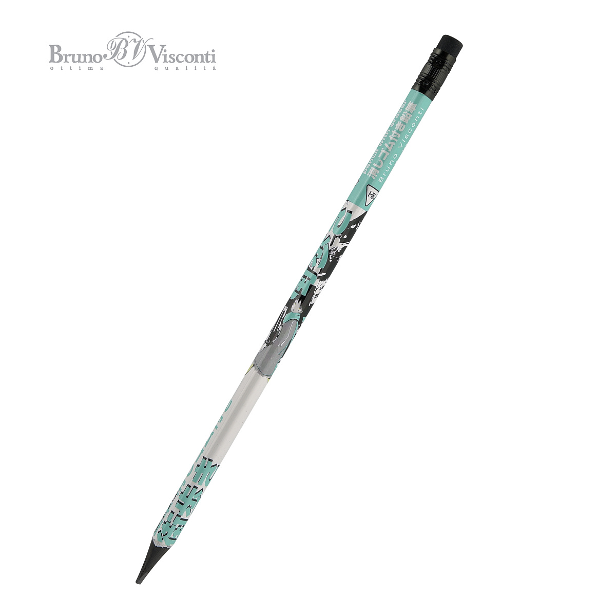 КАРАНДАШ ЧЕРНОГРАФИТОВЫЙ С ЛАСТИКОМ "MANGA ANIME. CITY" HB КАРАНДАШ ЧЕРНОГРАФИТОВЫЙ С ЛАСТИКОМ "MANGA ANIME. CITY" HB