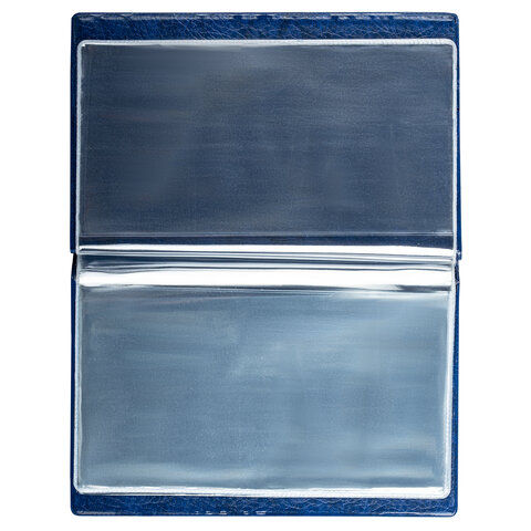 Альбом нумизмата для 24 бон (купюр), 125х185 мм, ПВХ, синий, STAFF, 238079 Альбом нумизмата для 24 бон (купюр), 125х185 мм, ПВХ, синий, STAFF, 238079