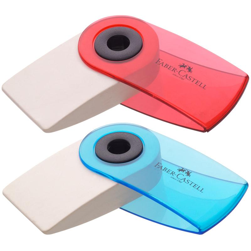 Ластик Faber-Castell "Sleeve Mini", прямоугольный, 54*25*13мм, Ластик Faber-Castell "Sleeve Mini", прямоугольный, 54*25*13мм,