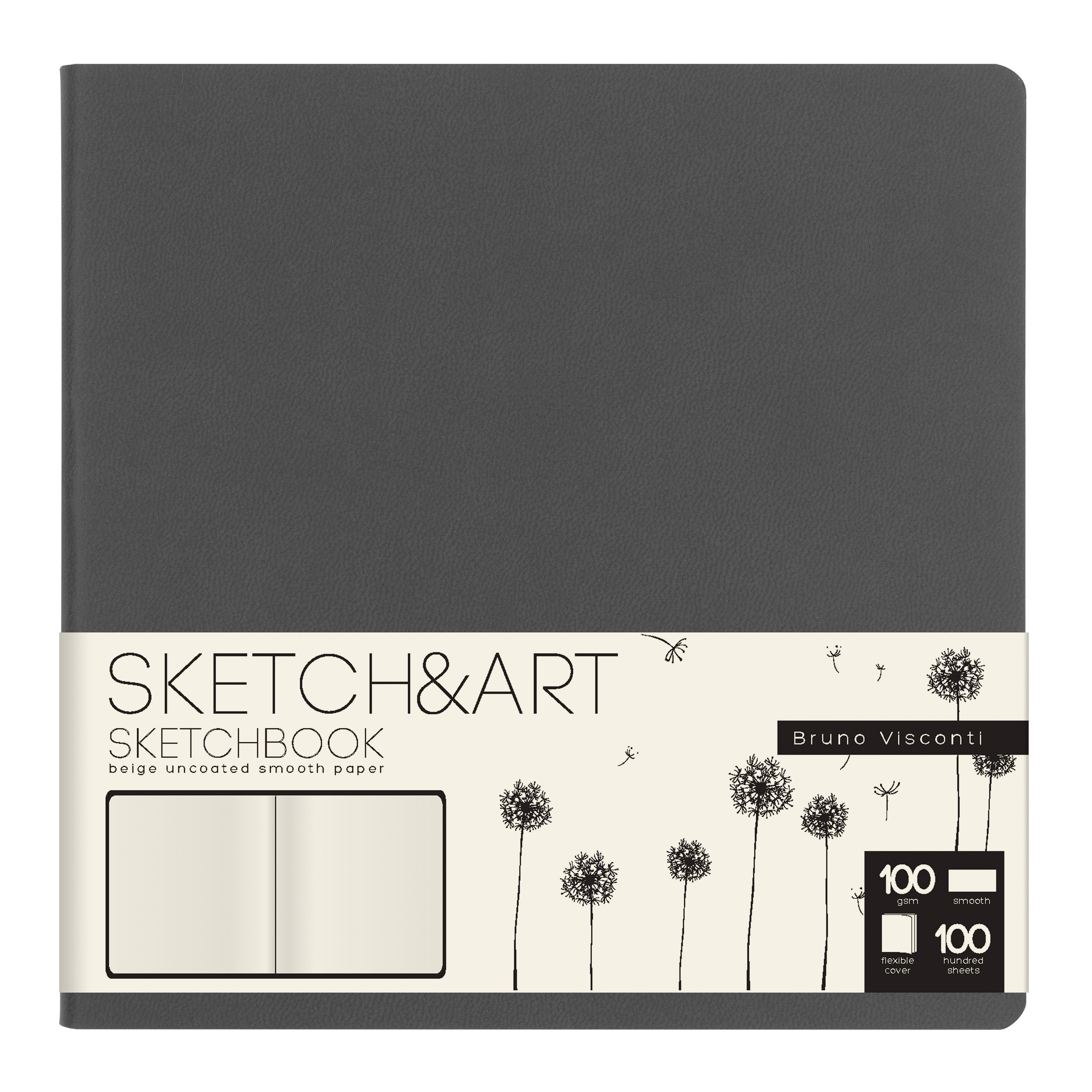 SKETCHBOOK SKETCH&ART BV, ORIGINAL,145х145 мм, 100 л., БЕЖЕВЫЙ 100 гр. В SKETCHBOOK SKETCH&ART BV, ORIGINAL,145х145 мм, 100 л., БЕЖЕВЫЙ 100 гр. В