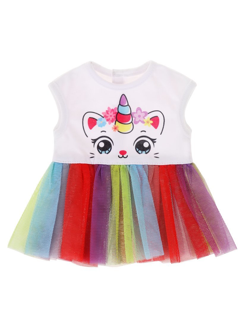 Одежда для кукол 38-43см, платье "Caticorn" Одежда для кукол 38-43см, платье "Caticorn"