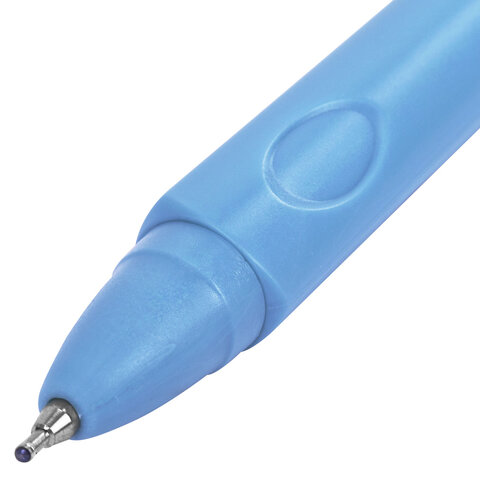 Ручка шариковая автоматическая с грипом BRAUBERG "COMFORT GRIP",