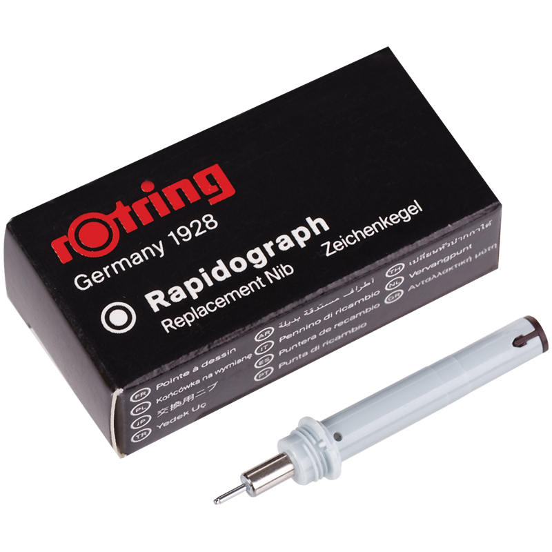 Пишущий элемент для рапидографа Rotring 0.6 мм, картон. упак. Пишущий элемент для рапидографа Rotring 0.6 мм, картон. упак.