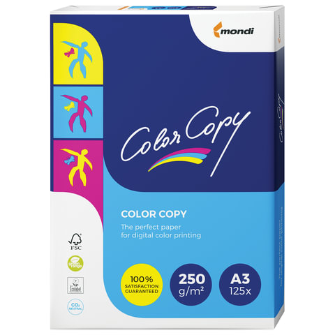 Бумага COLOR COPY, А3, 250 г/м2, 125 л., для полноцветной лазерной печати, А++, Бумага COLOR COPY, А3, 250 г/м2, 125 л., для полноцветной лазерной печати, А++,